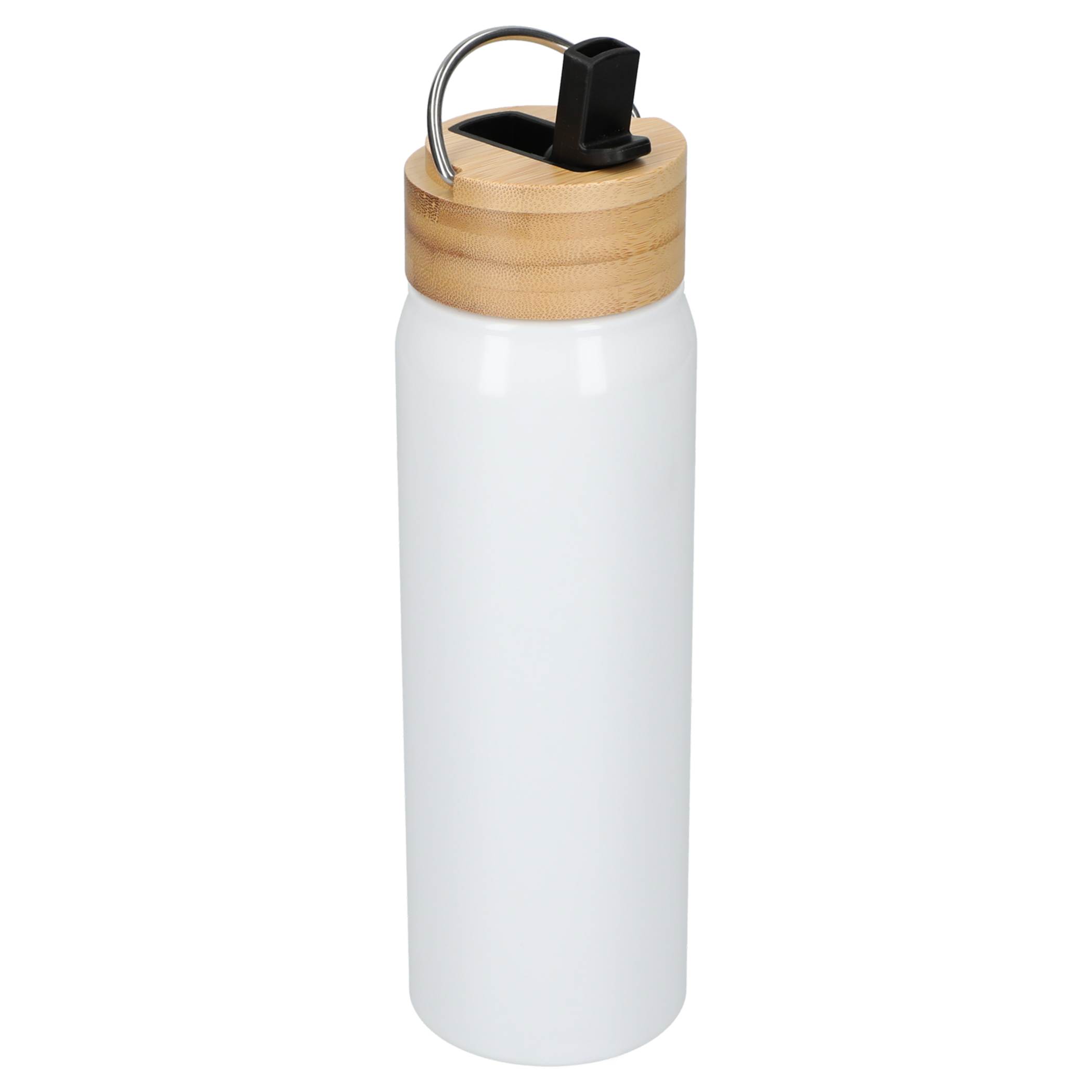 Billy 26oz Eco-Friendly Aluminum Bottle W/ FSC® 100% Bamboo Lid - Image 2