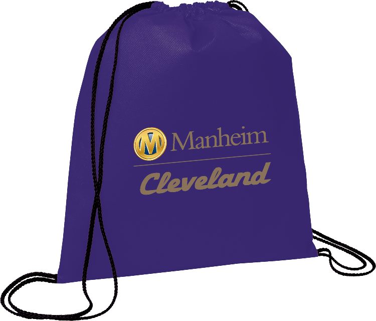 Evergreen Non-Woven Drawstring Bag - Image 3