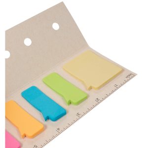 Alternative view of Recycled Milk Carton Sticky Notes & Ruler Pad