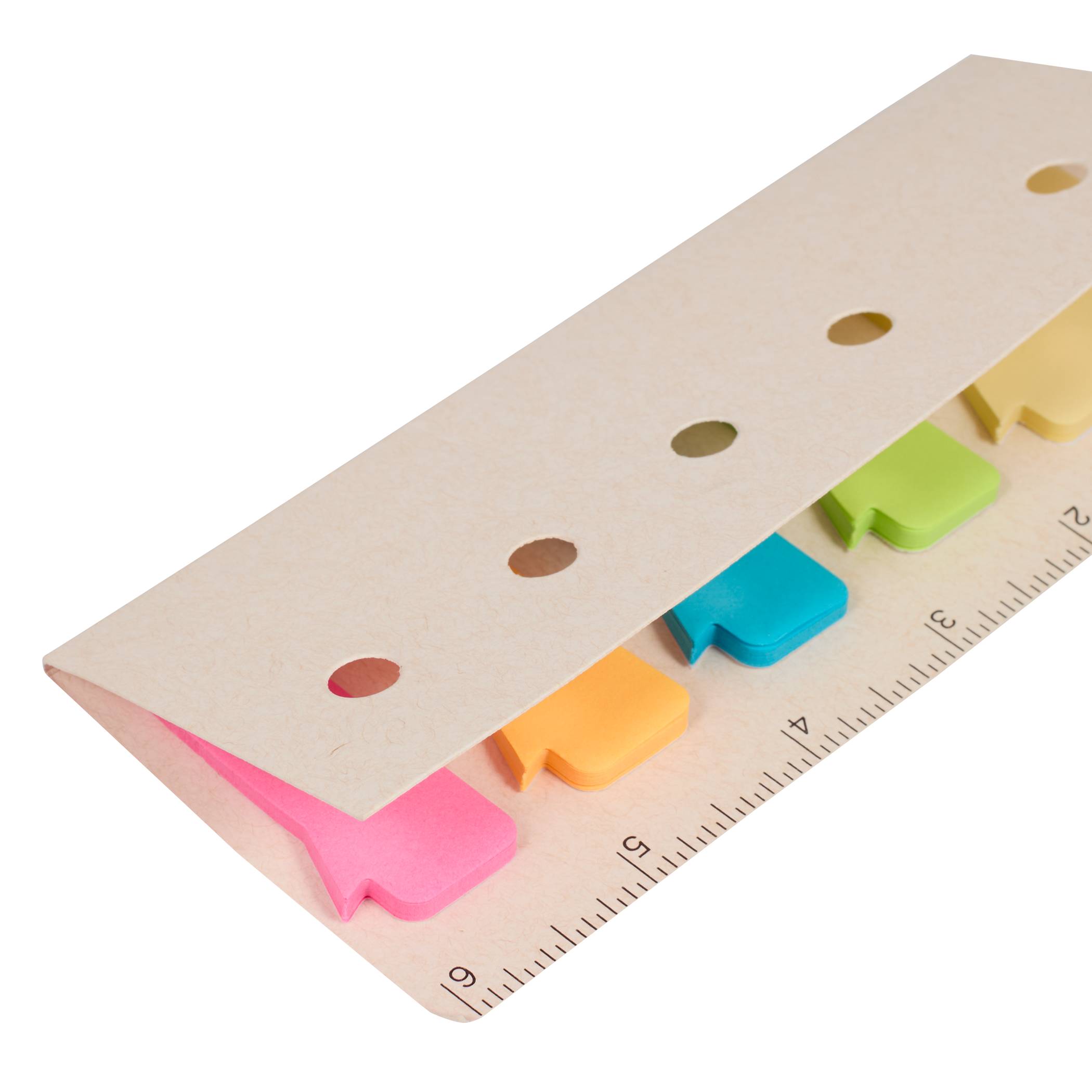 Recycled Milk Carton Sticky Notes & Ruler Pad - Image 3