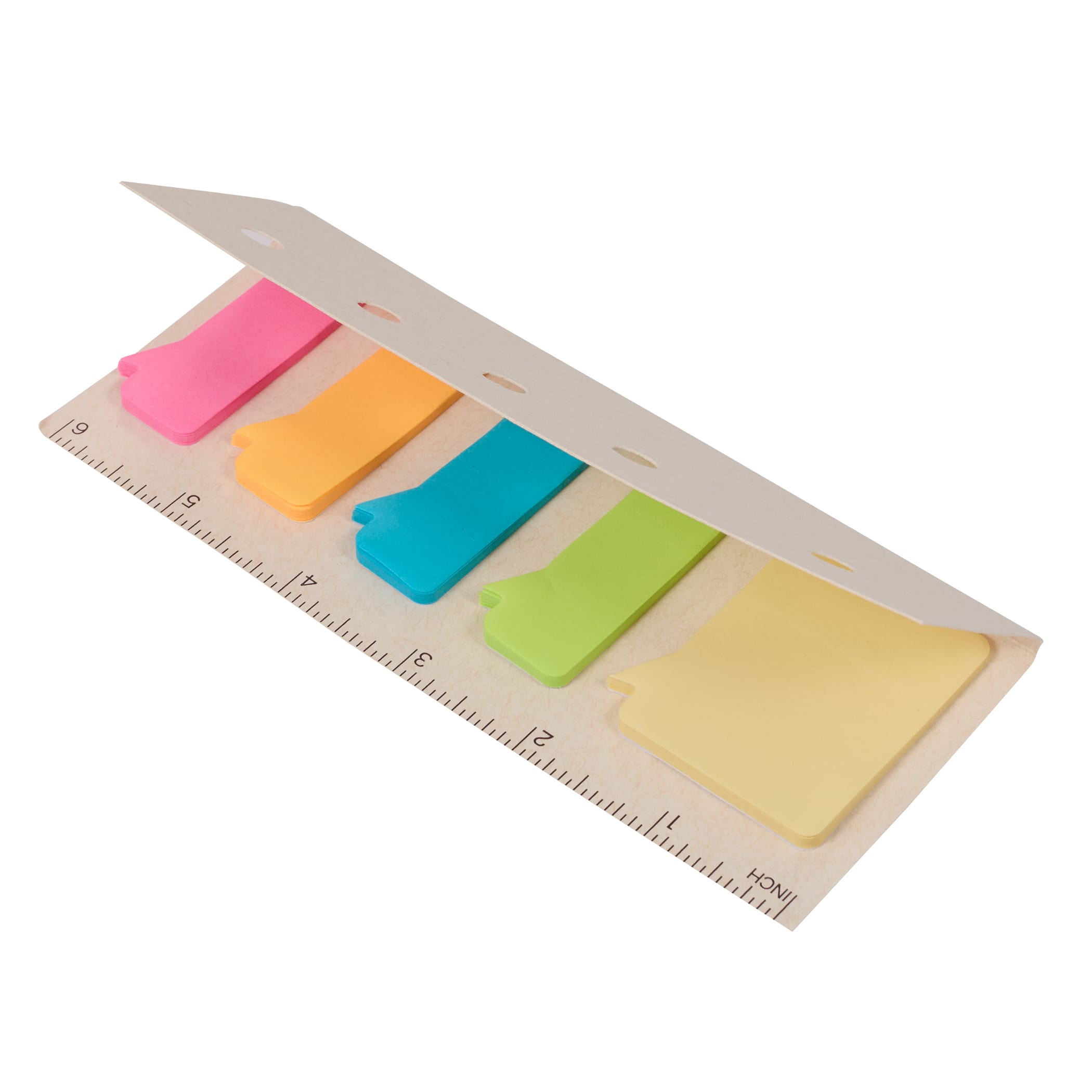 Recycled Milk Carton Sticky Notes & Ruler Pad - Image 4
