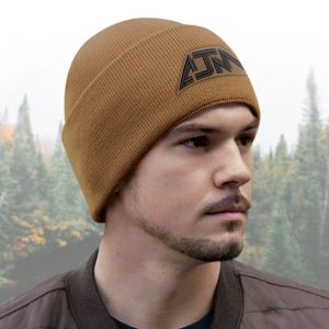 Alternative view of Cuff Toque with Oversized 10cm Cuff — Rib knit — AJM 0404M
