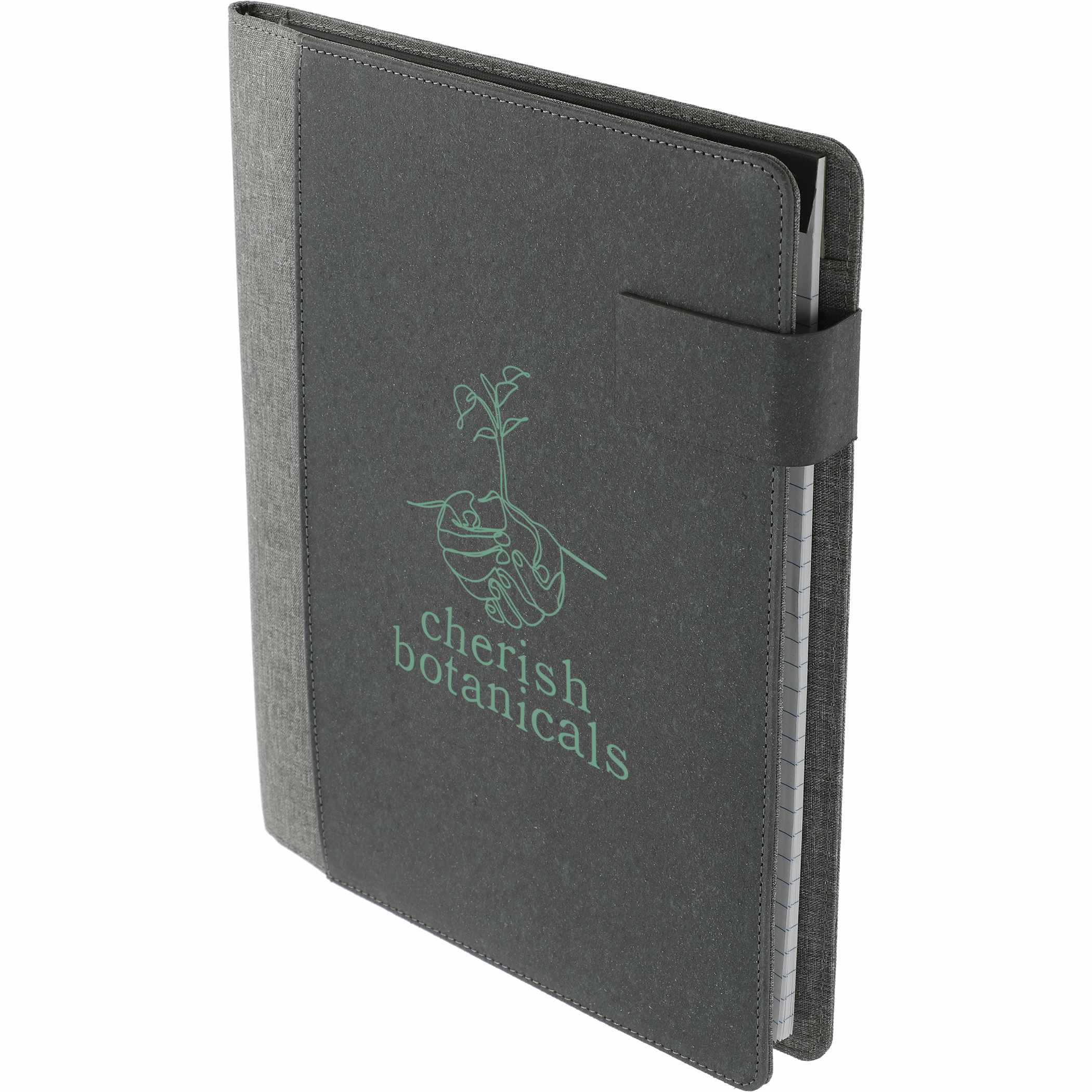 Reclaim RPET 5000 mAh Wireless Charging Writing Pad with FSC® Mix Paper - Image 9