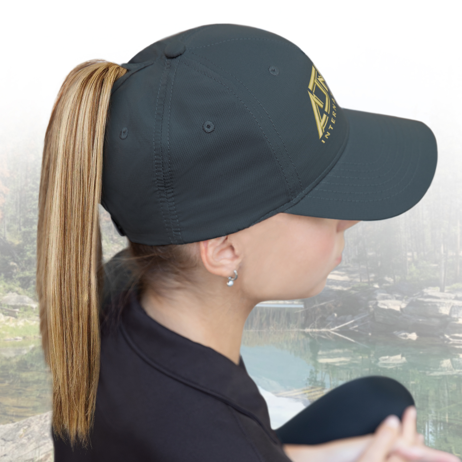 5 Panel Constructed Full-Fit-Five (Women's) Cap — AJM 0E970L - Image 2