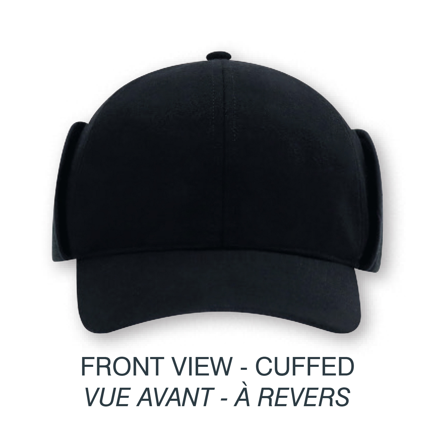 6 Panel Constructed Full-Fit with Ear Flap (Adjust-A-Fit) Cap — AJM 0F450 - Image 7