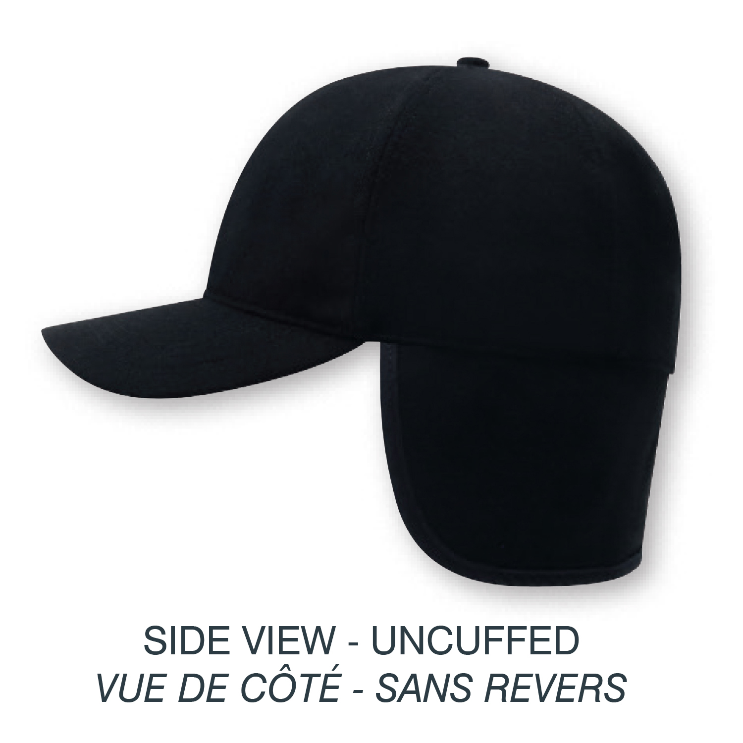 6 Panel Constructed Full-Fit with Ear Flap (Adjust-A-Fit) Cap — AJM 0F450 - Image 10