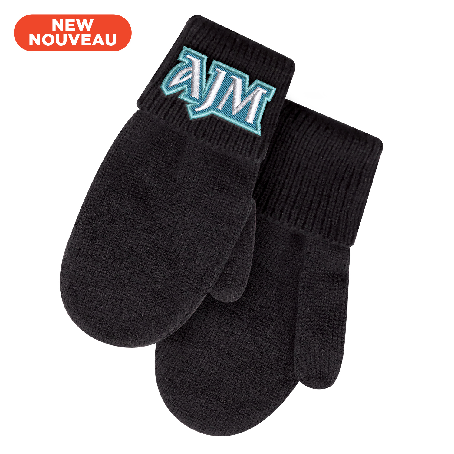 Mittens with turned down cuffs — AJM 0G510