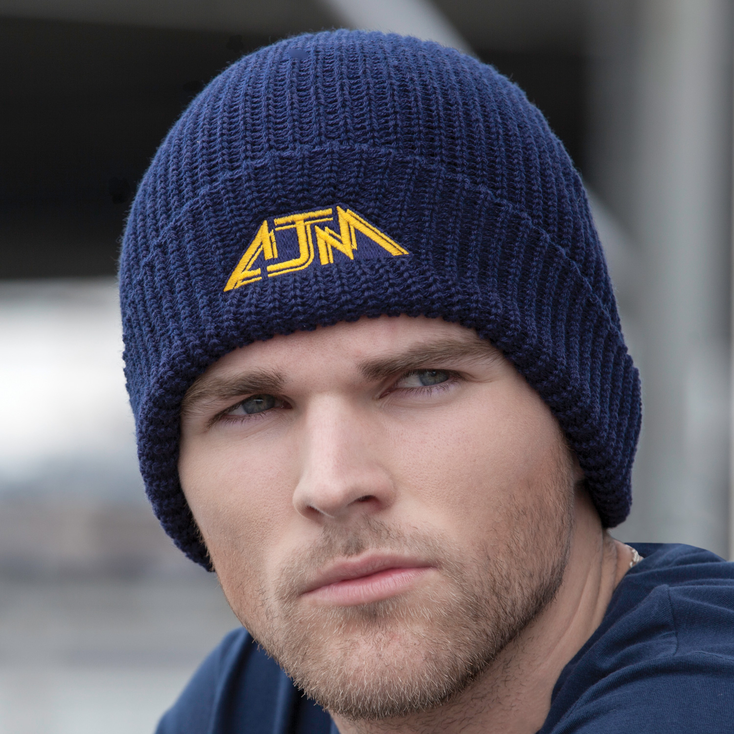Cuff Toque — Chunky waffle knit — AJM 1A550M - Image 3