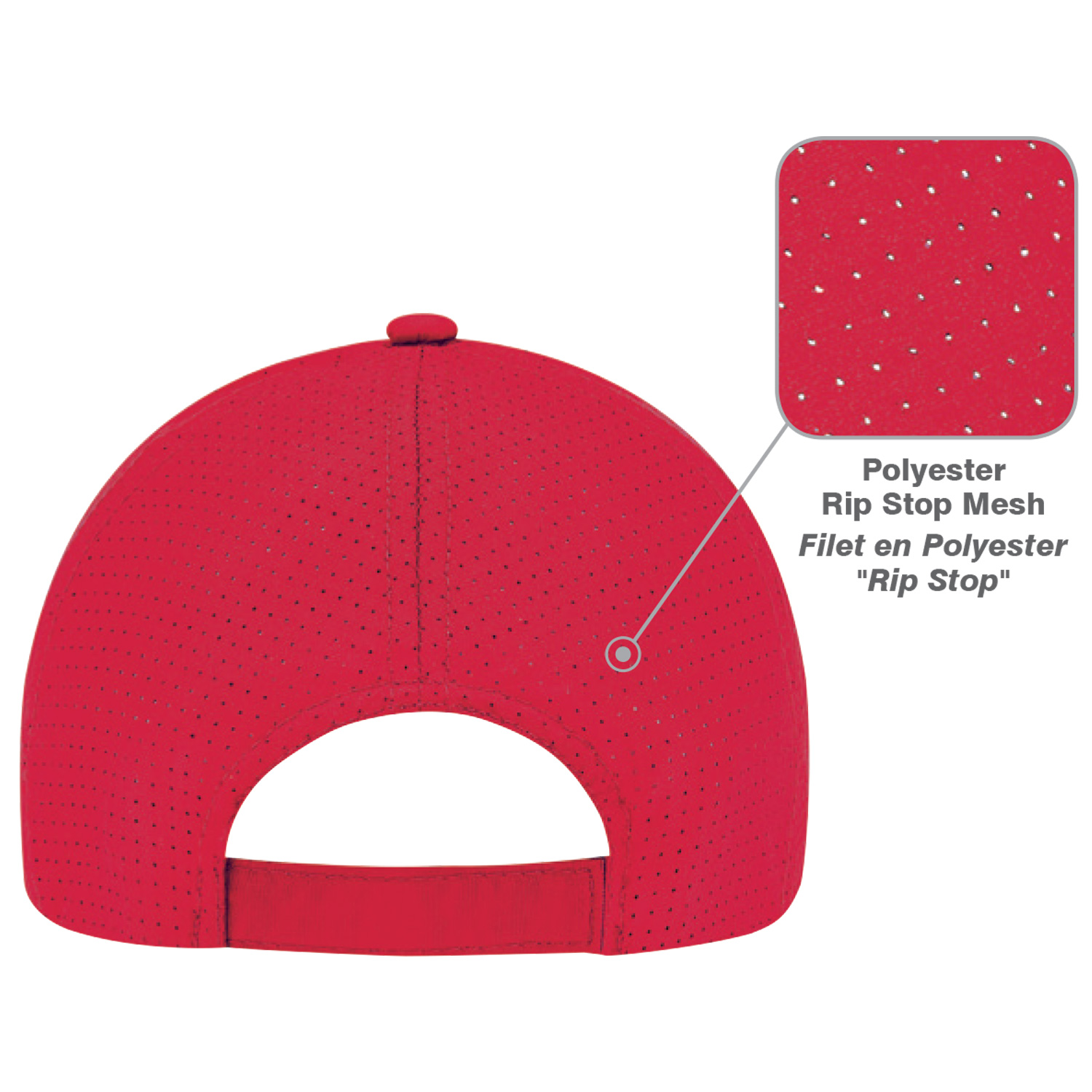 6 Panel Constructed Full-Fit (Mesh Back) Cap — AJM 1B270M - Image 7