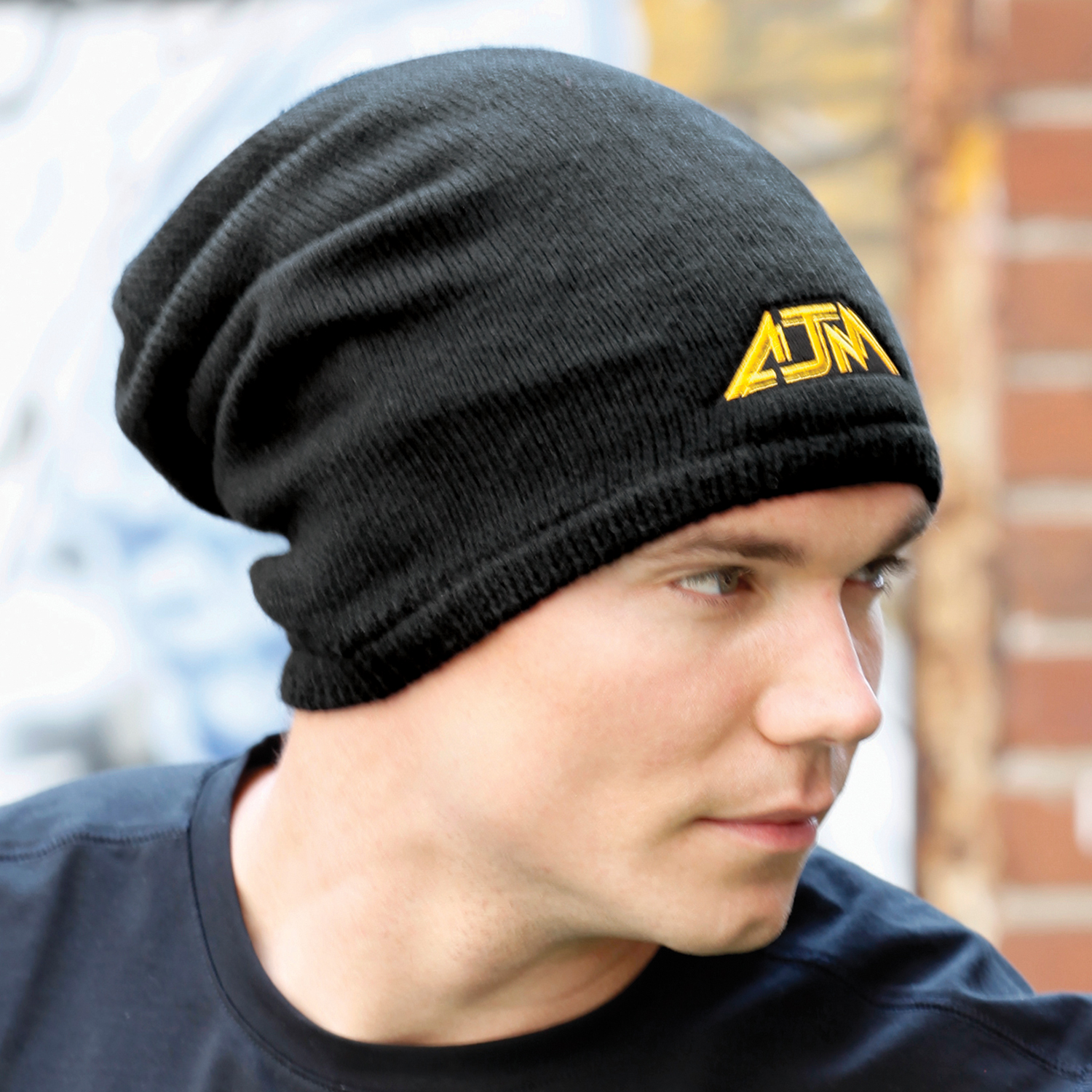 Board Toque (Slouchy) — Jacquard jersey knit — AJM 1J071M - Image 2