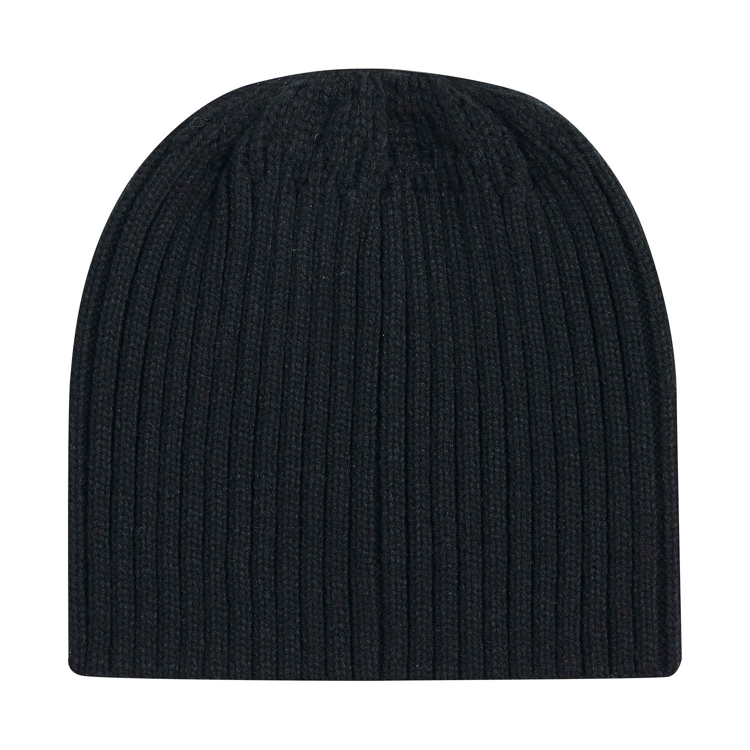 Toque with elasticized Ponytail opening (Women's) — Rib knit — AJM 1K200L - Image 5
