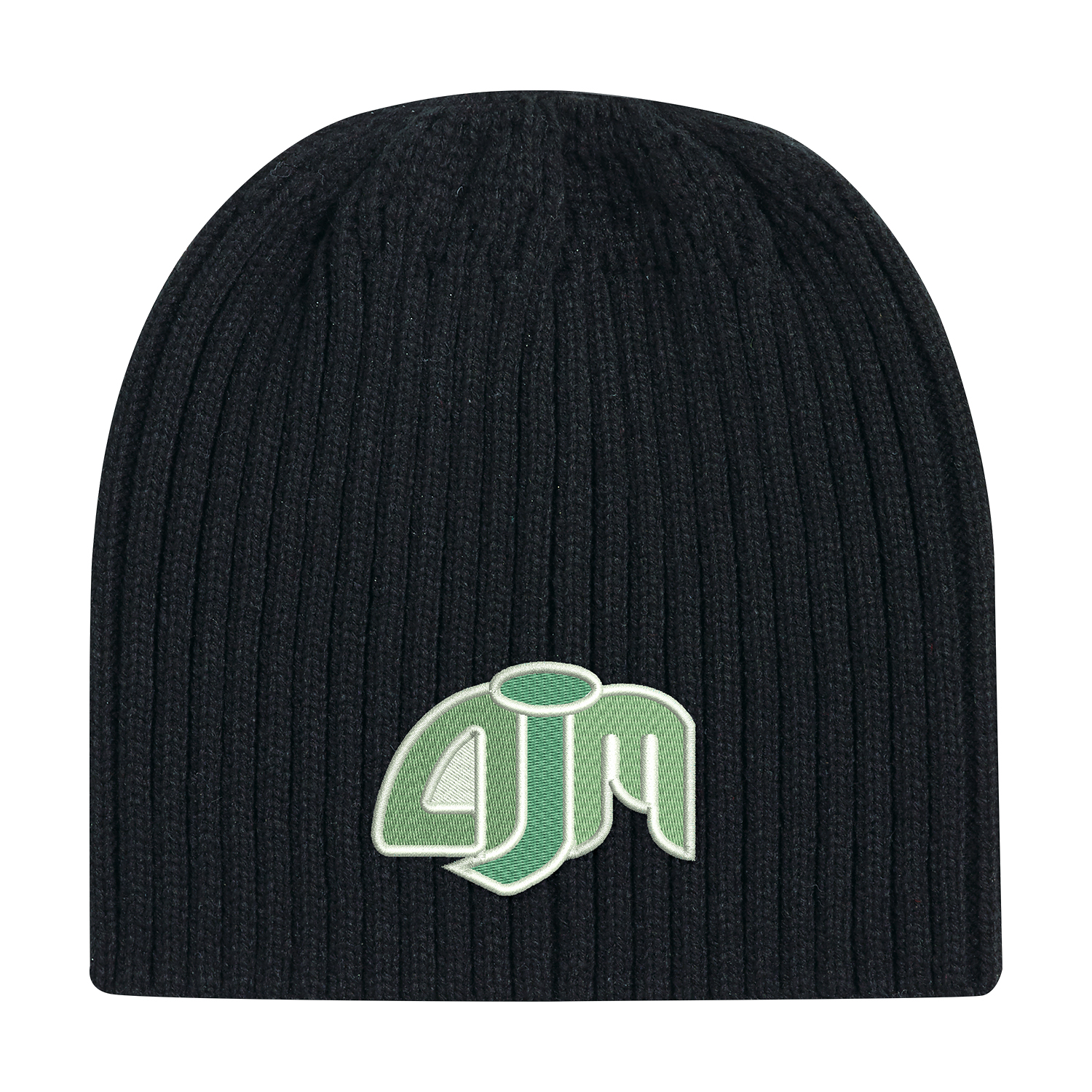 Toque with elasticized Ponytail opening (Women's) — Rib knit — AJM 1K200L - Image 2