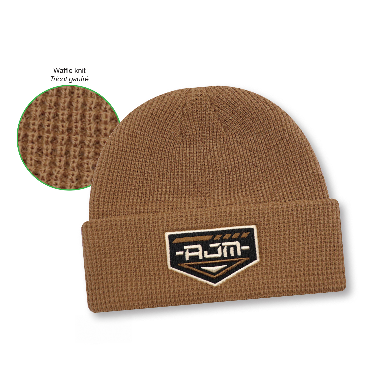 Cuff Toque — Waffle knit — AJM 1P550M - Image 3