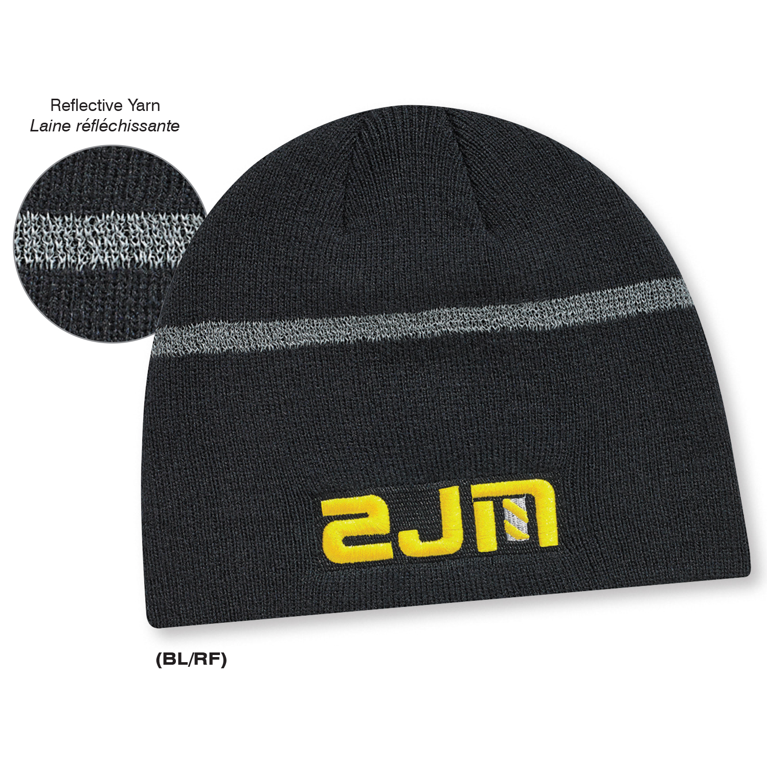 Board Toque (Reflective, Safety) — Rib knit — AJM 1S030M - Image 3