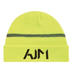 Cuff Toque (Reflective, Safety) — Rib knit — AJM 1S550M