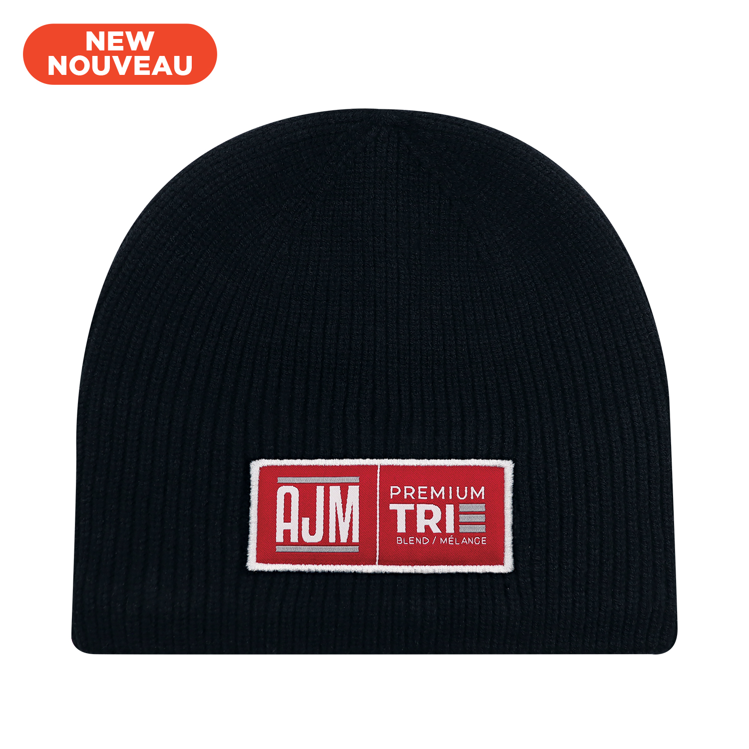 PREMIUM Tri-Blend Board Toque with Flat Seams — Rib knit — AJM 1T090M