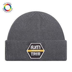 PREMIUM Tri-Blend Cuff Toque with Flat Seams — Rib knit — AJM 1T270M
