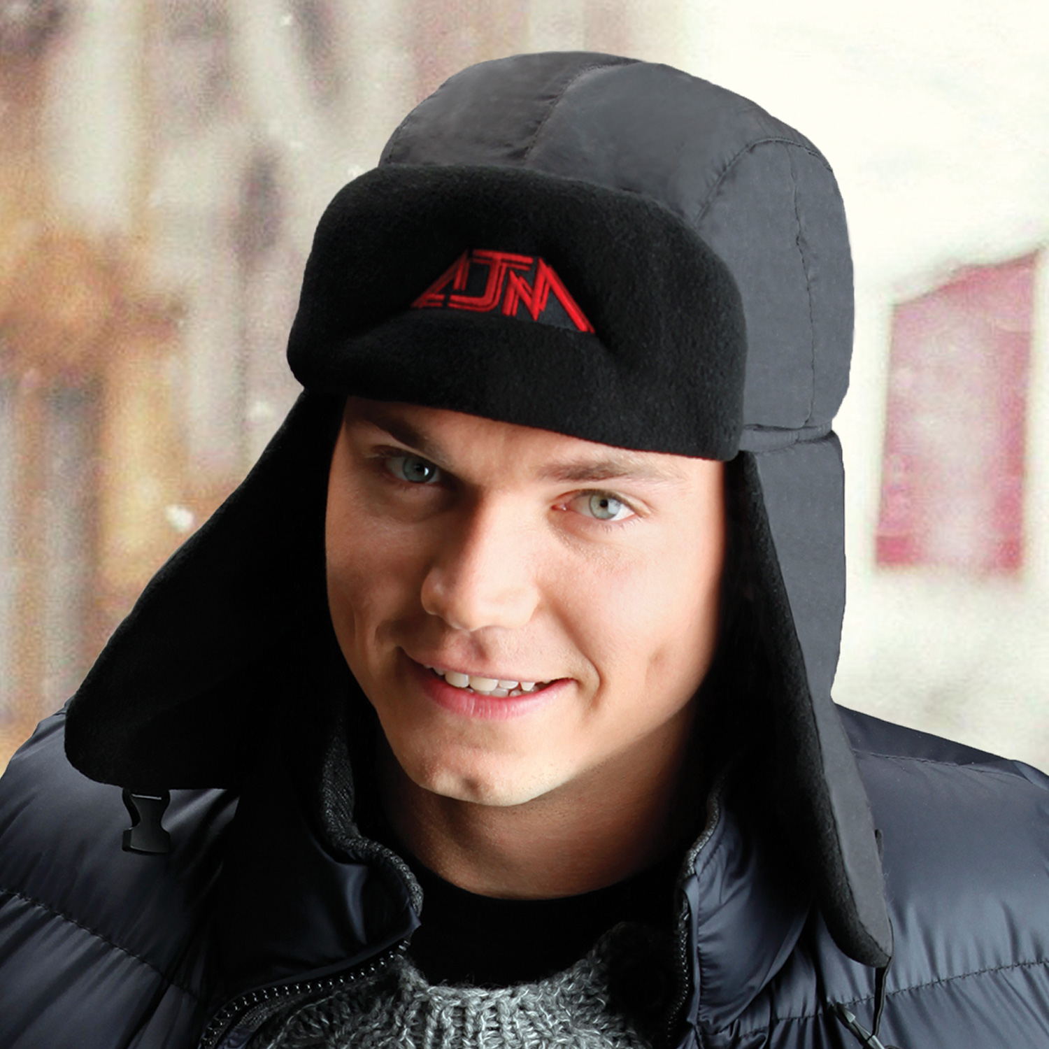 Winter Bomber Hat with Earflaps — AJM 1Z000 - Image 2
