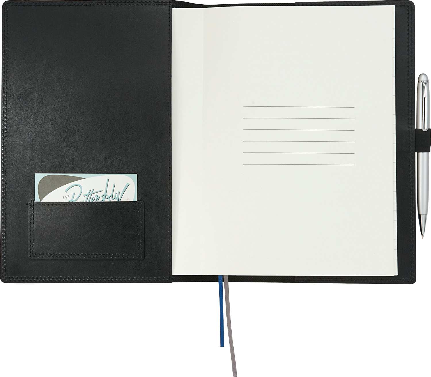 7" x 10" FSC® Mix Uptown Refillable Leather Journal - Image 2