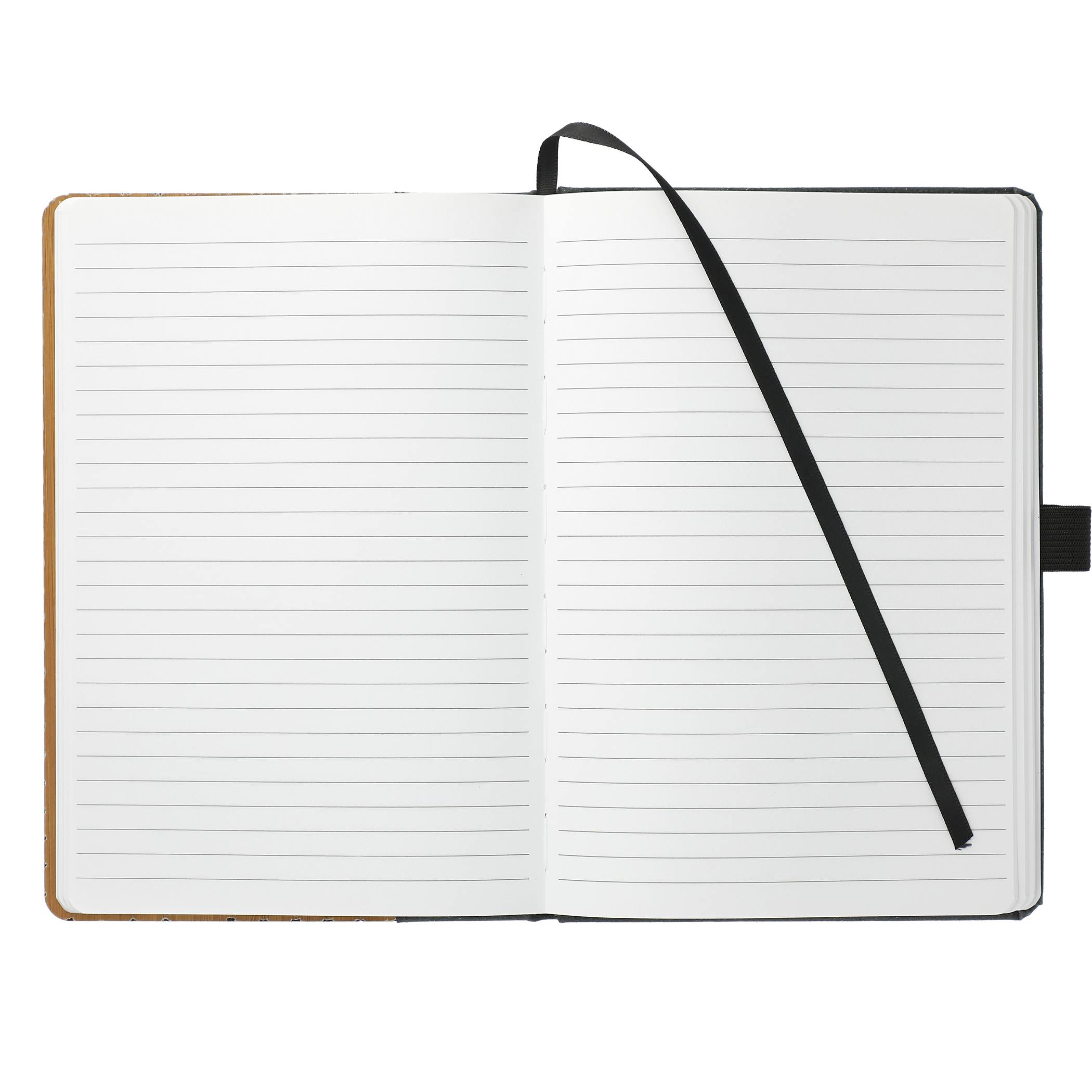 5.5" x 8.5" FSC® Mix Bamboo Bound Journal - Image 2