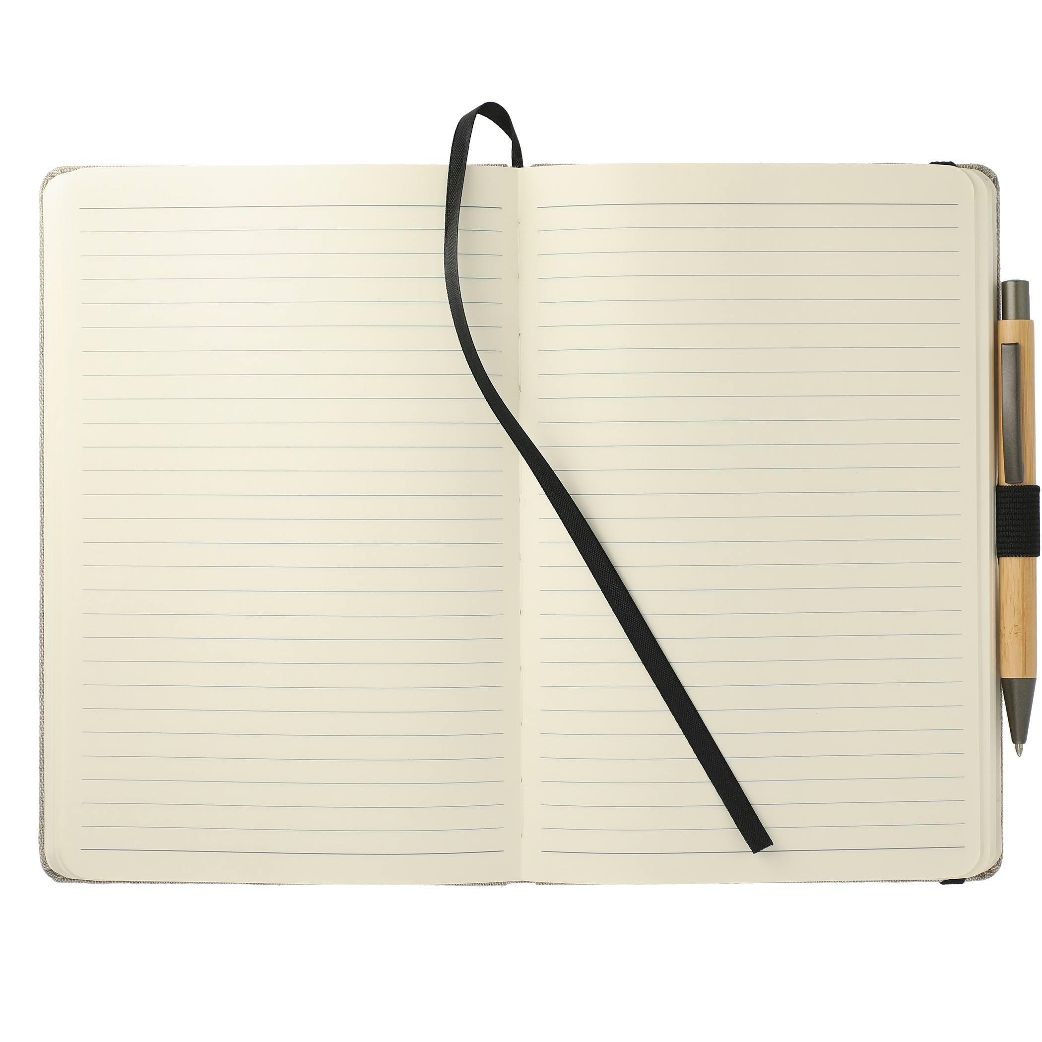 5.5" x 8.5" FSC® Mix Recycled Cotton Bound Journal - Image 3