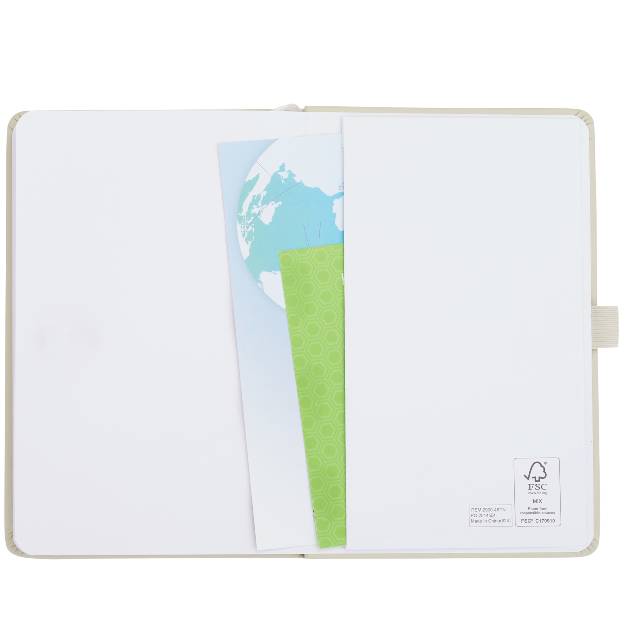 5.5" x 8.5" FSC® Mix Pineapple Leather Journal - Image 17