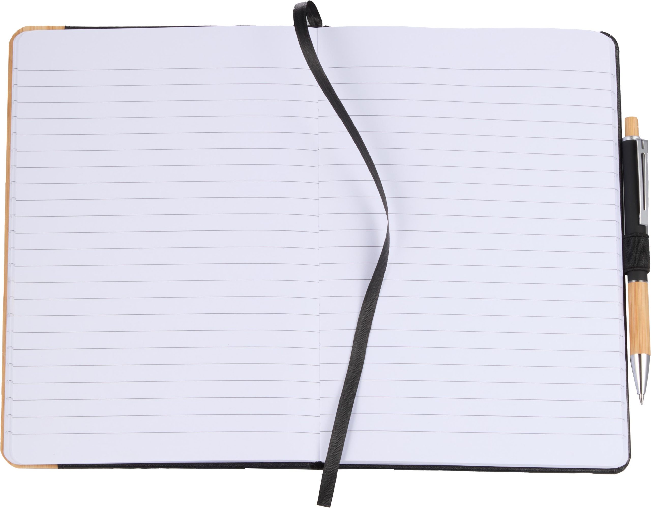 5.5” x 8.5” FSC® Recycled Bamboo Fiber PU Journal - Image 3