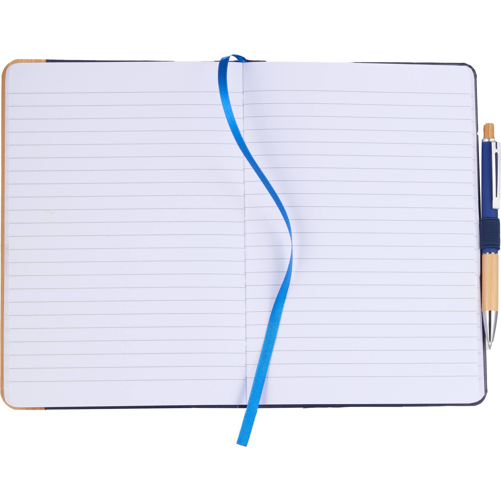 5.5” x 8.5” FSC® Recycled Bamboo Fiber PU Journal - Image 6