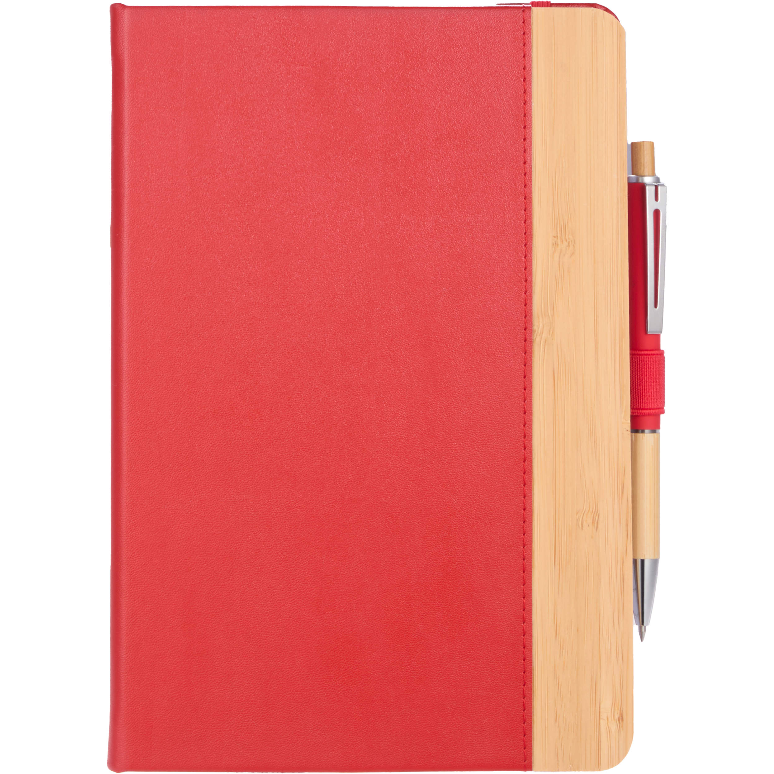 5.5” x 8.5” FSC® Recycled Bamboo Fiber PU Journal - Image 7