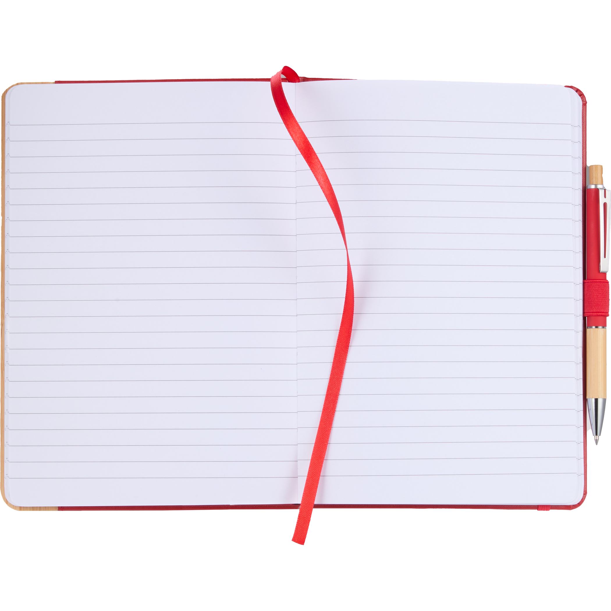 5.5” x 8.5” FSC® Recycled Bamboo Fiber PU Journal - Image 8
