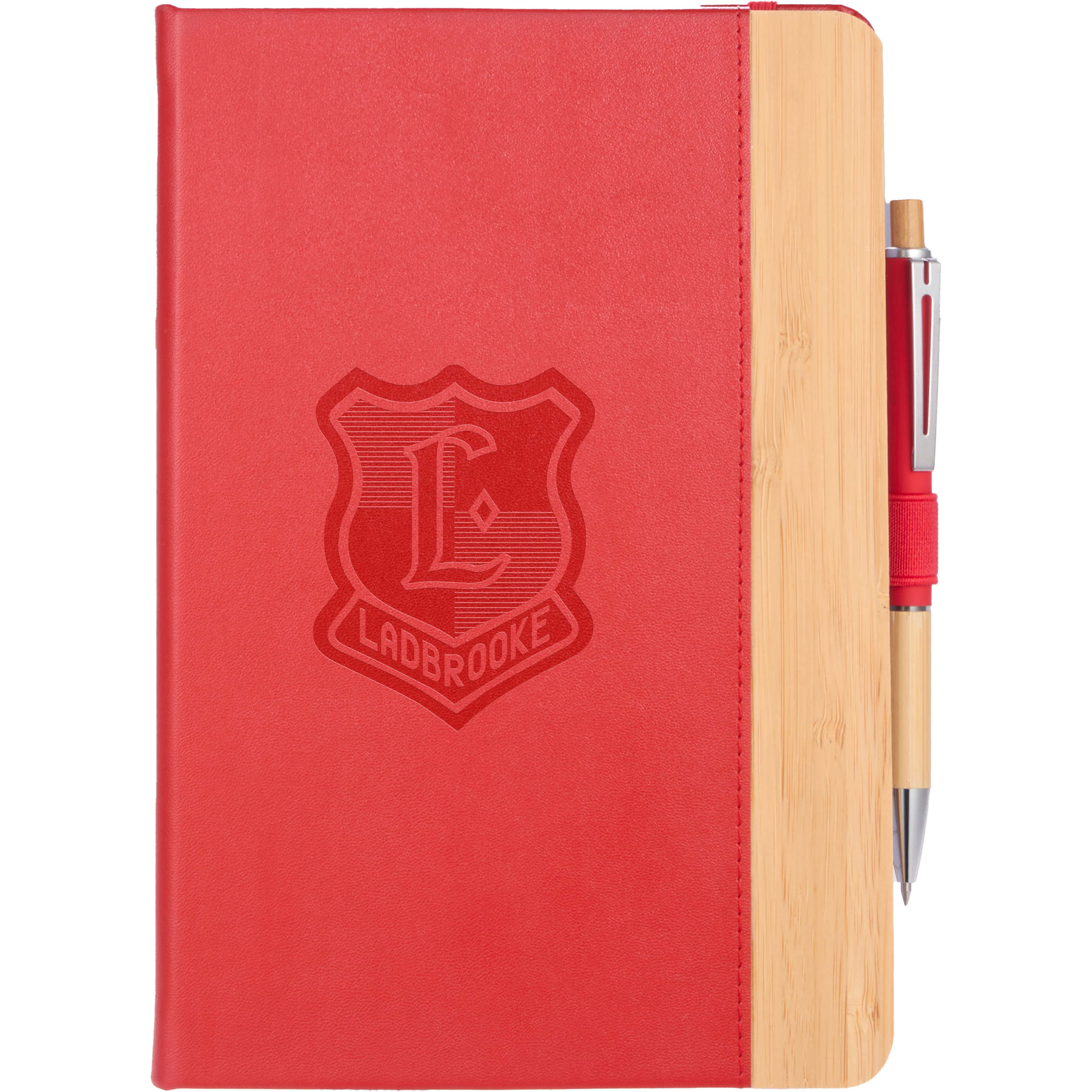 5.5” x 8.5” FSC® Recycled Bamboo Fiber PU Journal - Image 9