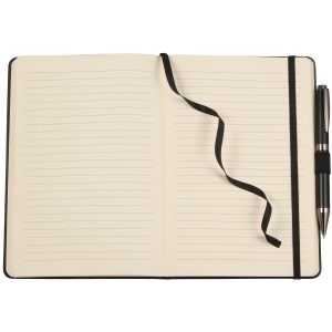 Alternative view of 5.5" x 8.5" FSC® Recycled Ribbed Bound Journal