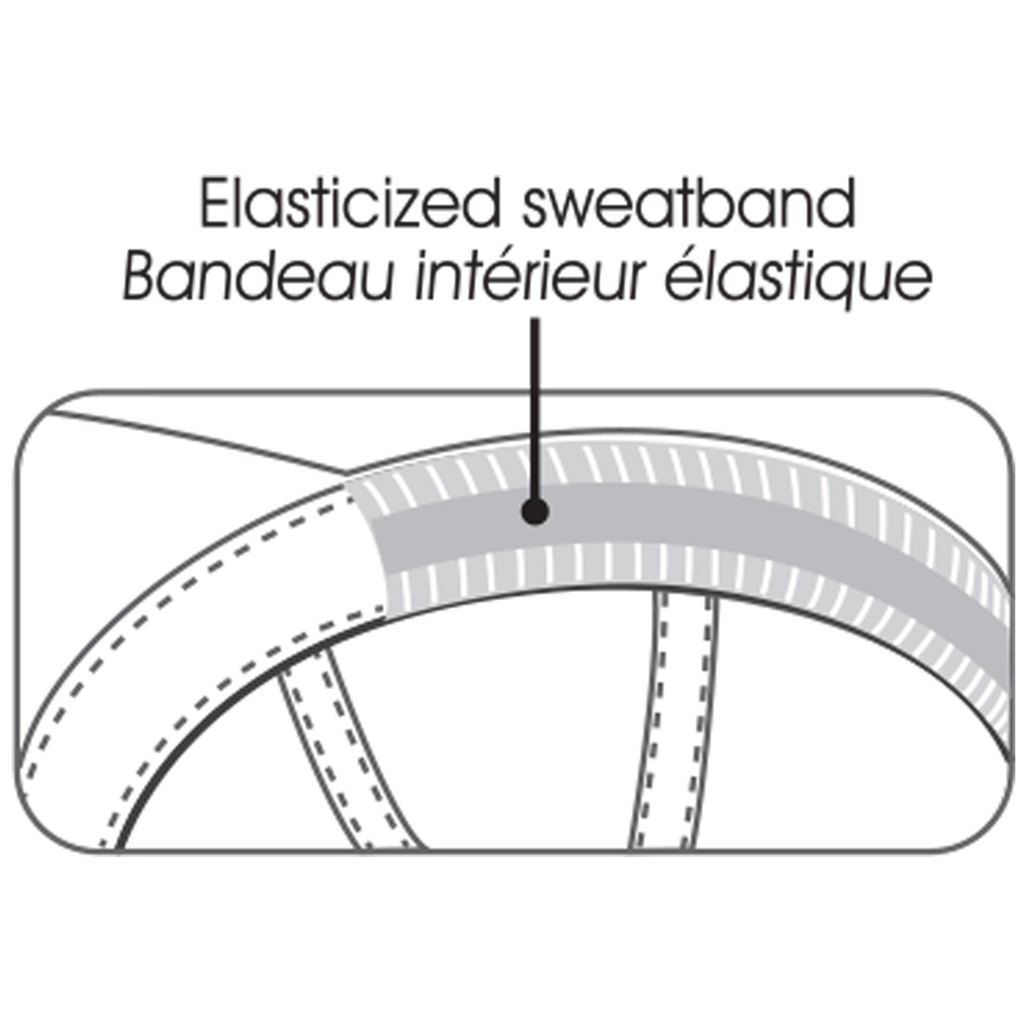 6 Panel Constructed Full-Fit (Adjust-A-Fit) Cap — AJM 2A260 - Image 7
