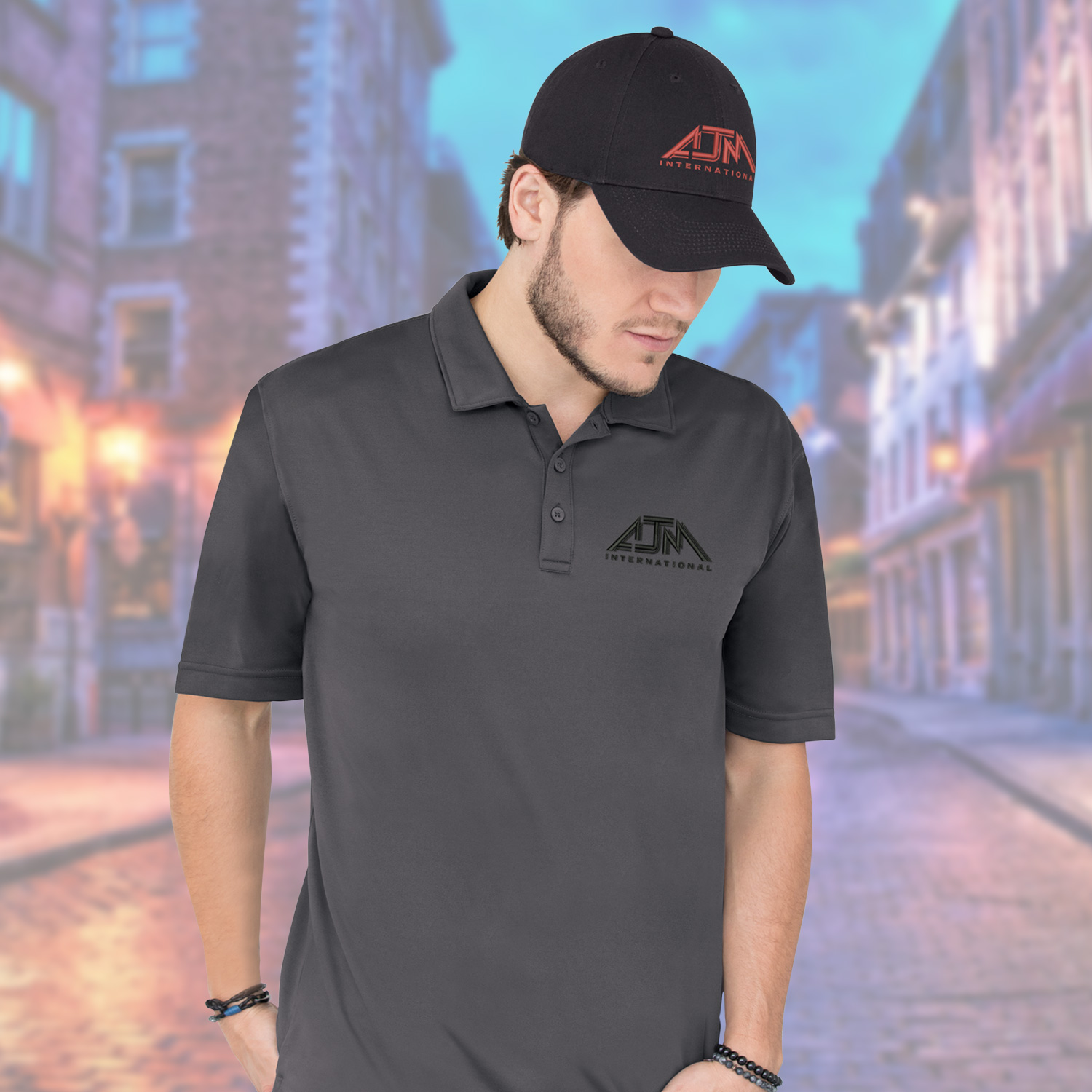 6 Panel Constructed Full-Fit (Adjust-A-Fit) Cap — AJM 2A260 - Image 2