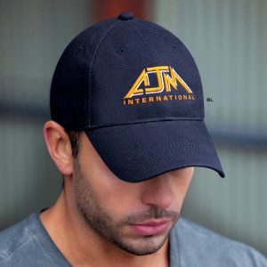 Alternative view of 6 Panel Constructed Full-Fit Cap — AJM 2C630M