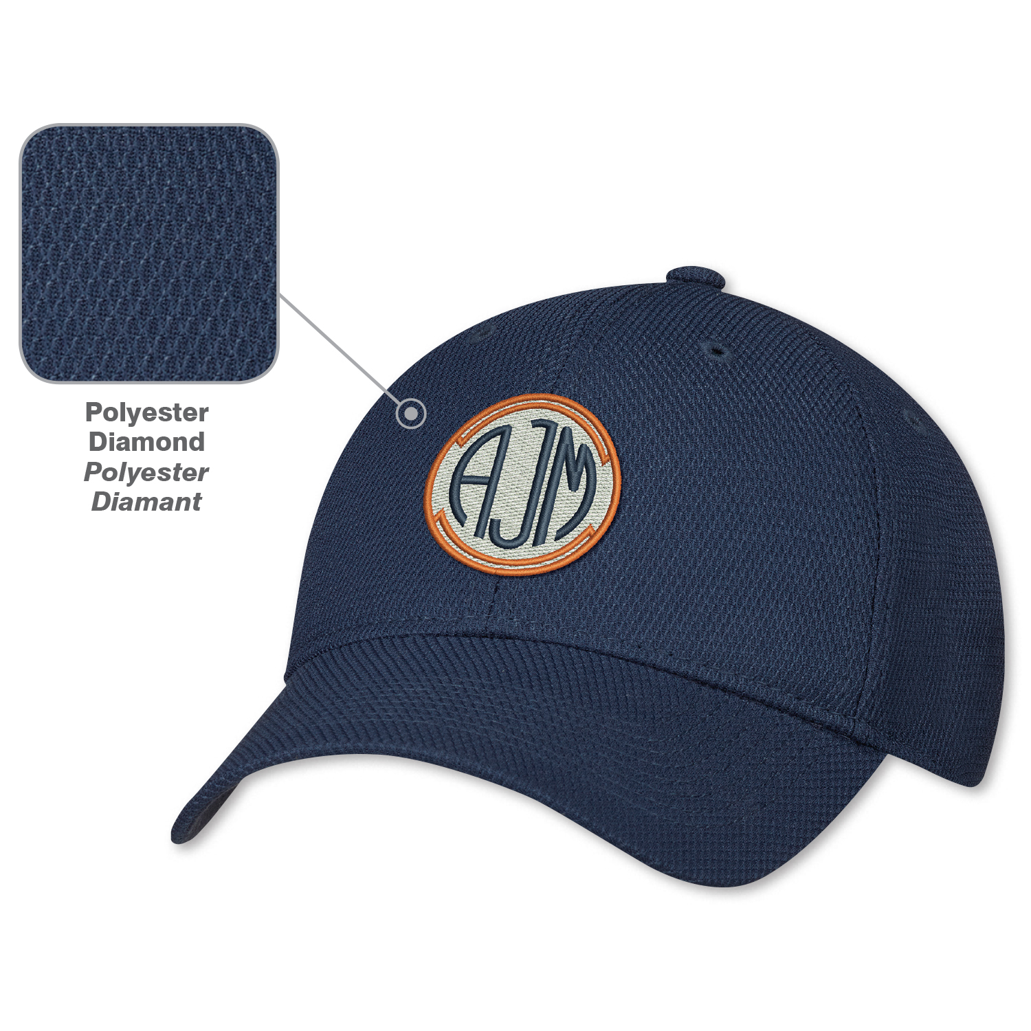 6 Panel Constructed Full-Fit Cap — AJM 2J630M - Image 4