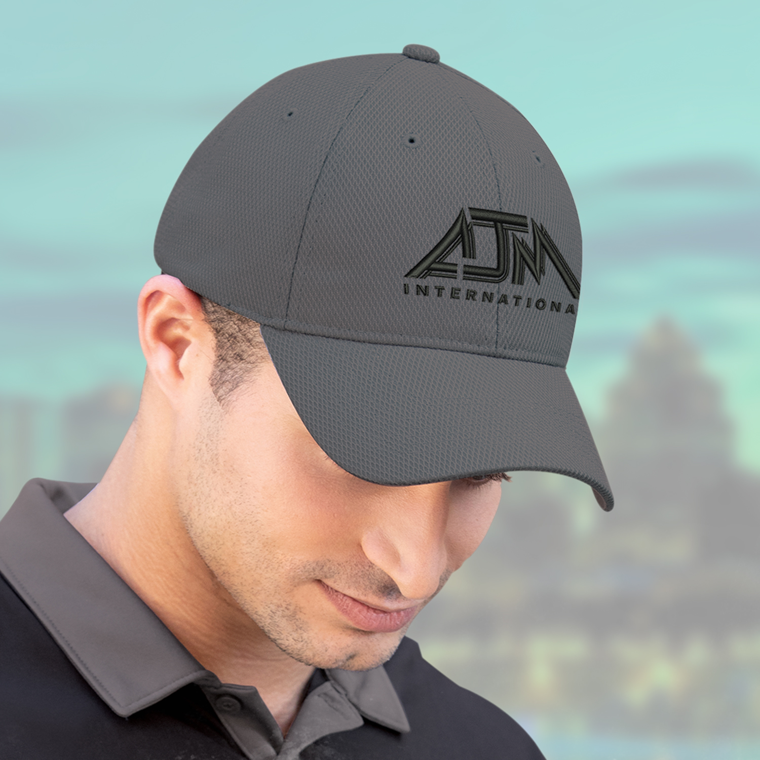 6 Panel Constructed Full-Fit Cap — AJM 2J630M - Image 2