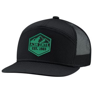 7 Panel Constructed Camper Style (Mesh Back) Cap — AJM 3D410M