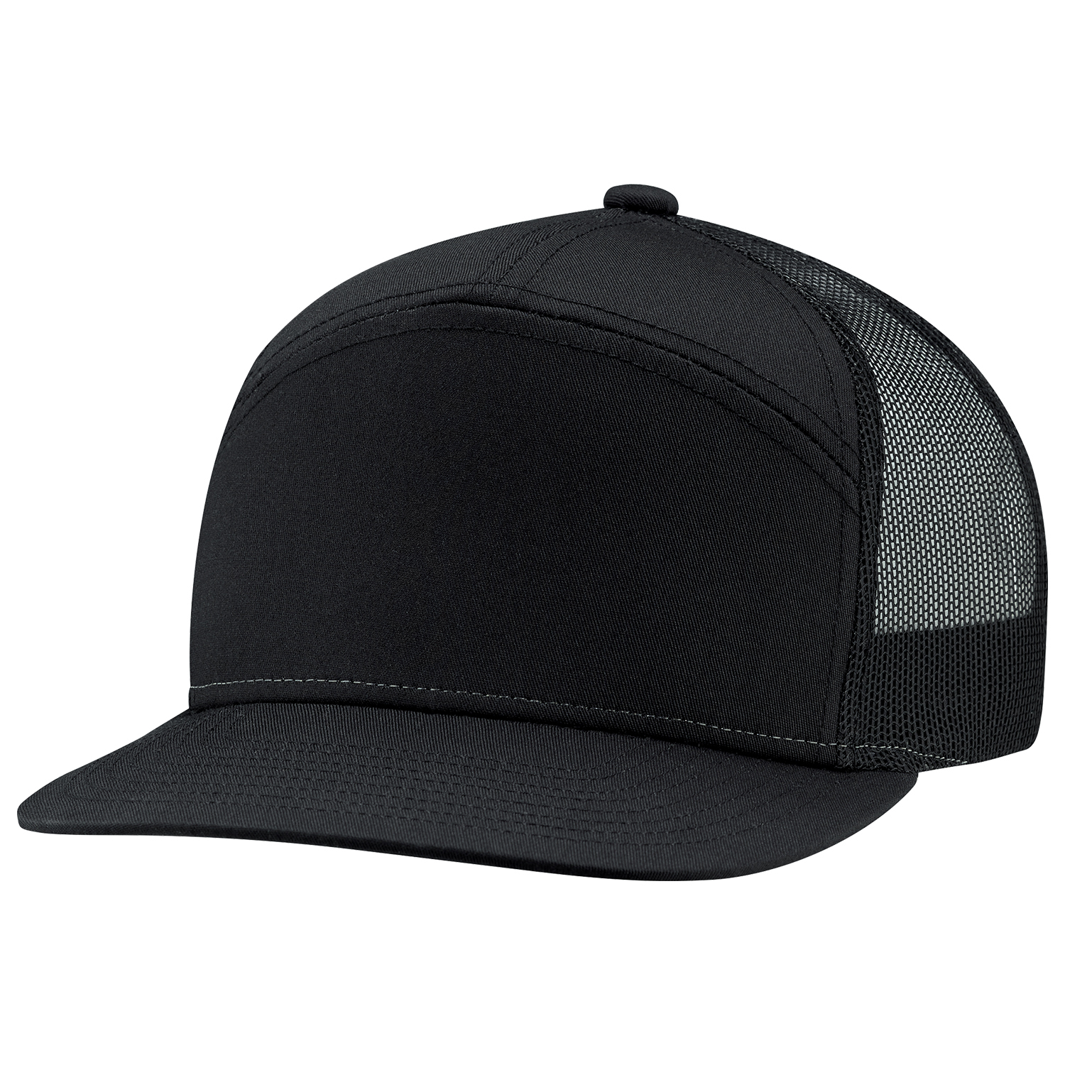 7 Panel Constructed Camper Style (Mesh Back) Cap — AJM 3D410M - Image 8