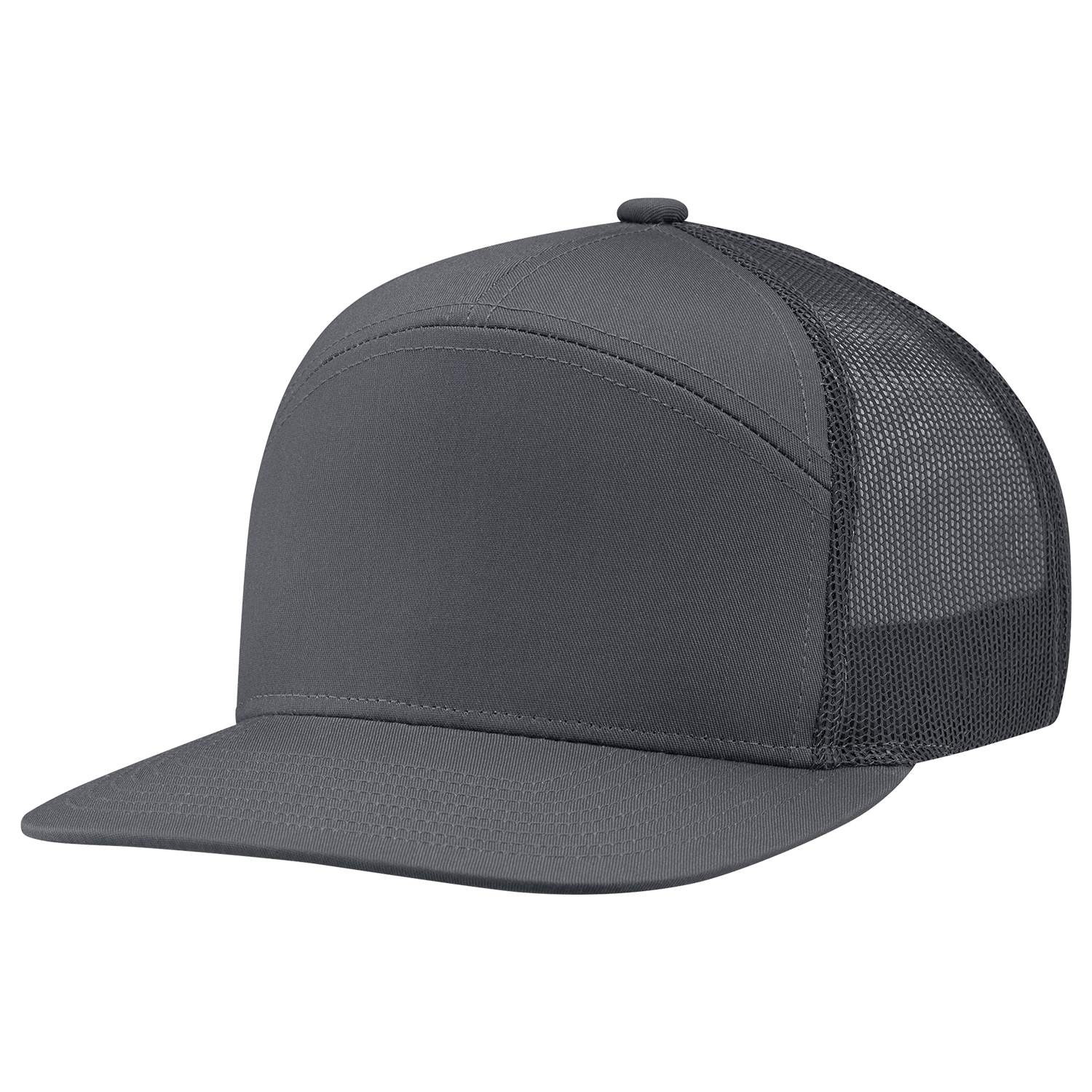 7 Panel Constructed Camper Style (Mesh Back) Cap — AJM 3D410M - Image 9