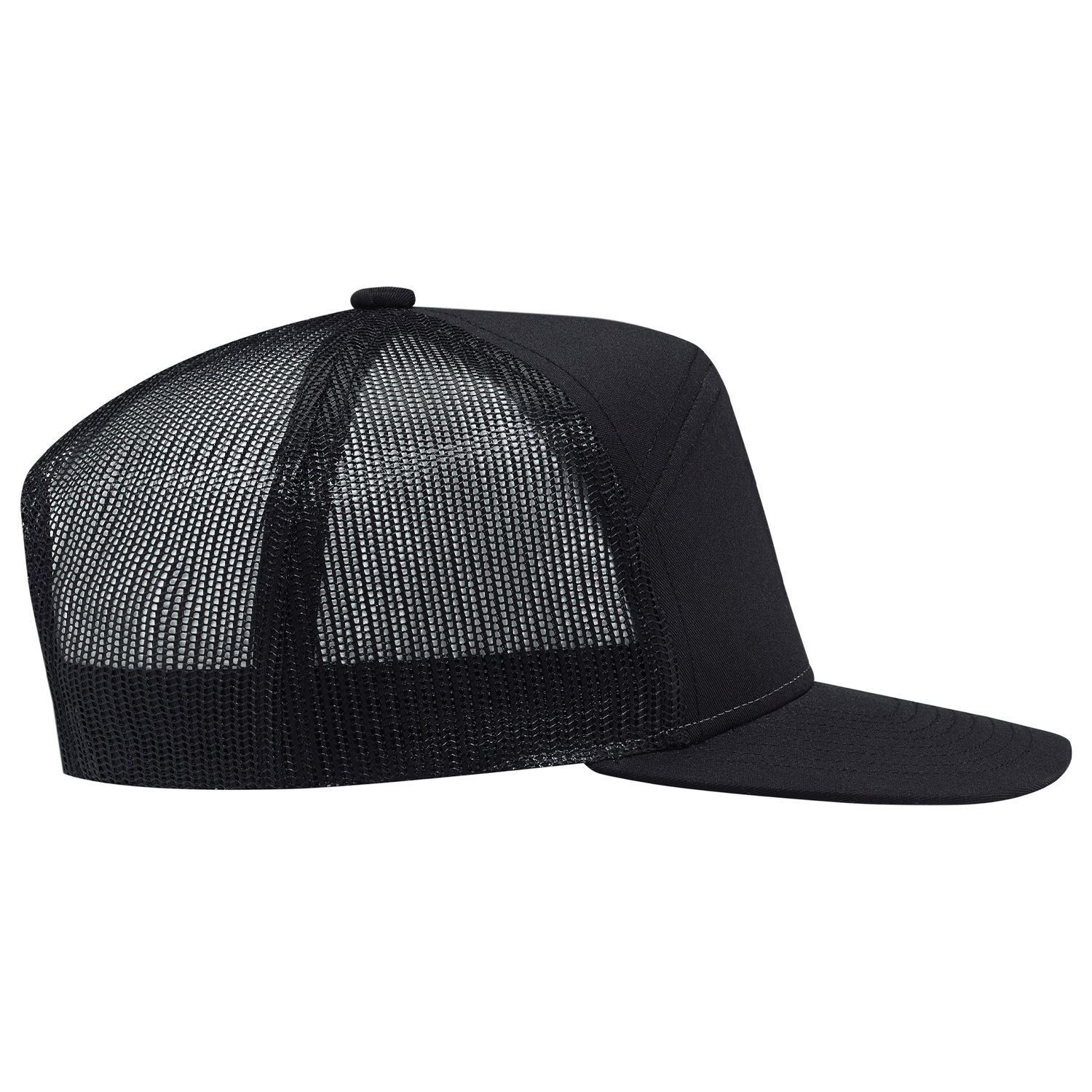 7 Panel Constructed Camper Style (Mesh Back) Cap — AJM 3D410M - Image 3