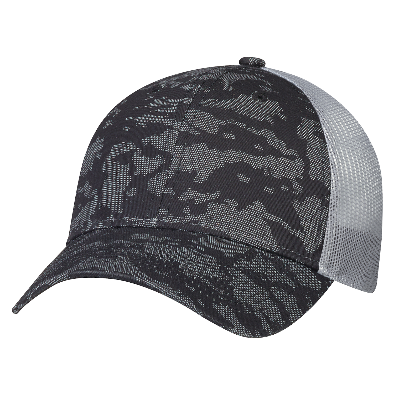 6 Panel Constructed Full-Fit (Urban Camo, Mesh Back) Cap — AJM 3H647M - Image 13