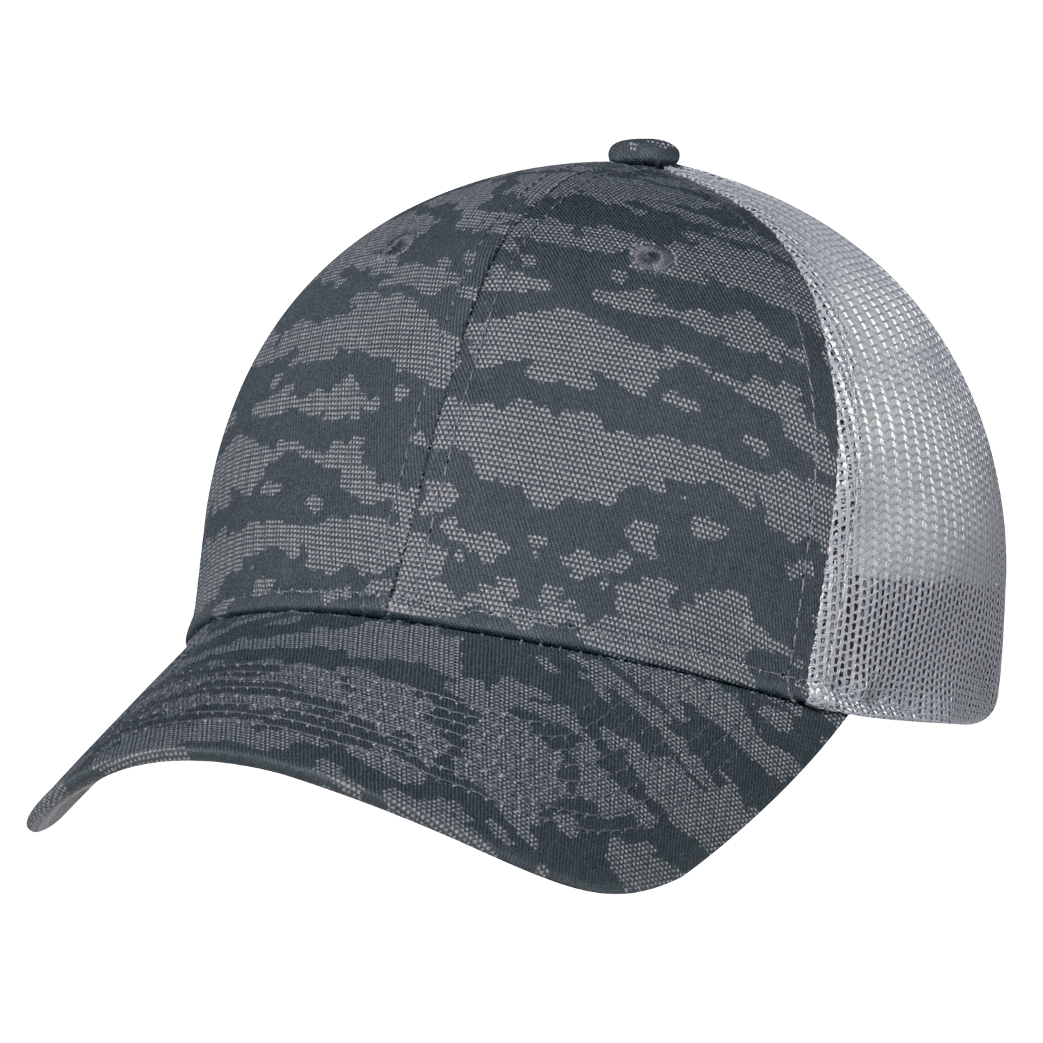 6 Panel Constructed Full-Fit (Urban Camo, Mesh Back) Cap — AJM 3H647M - Image 15