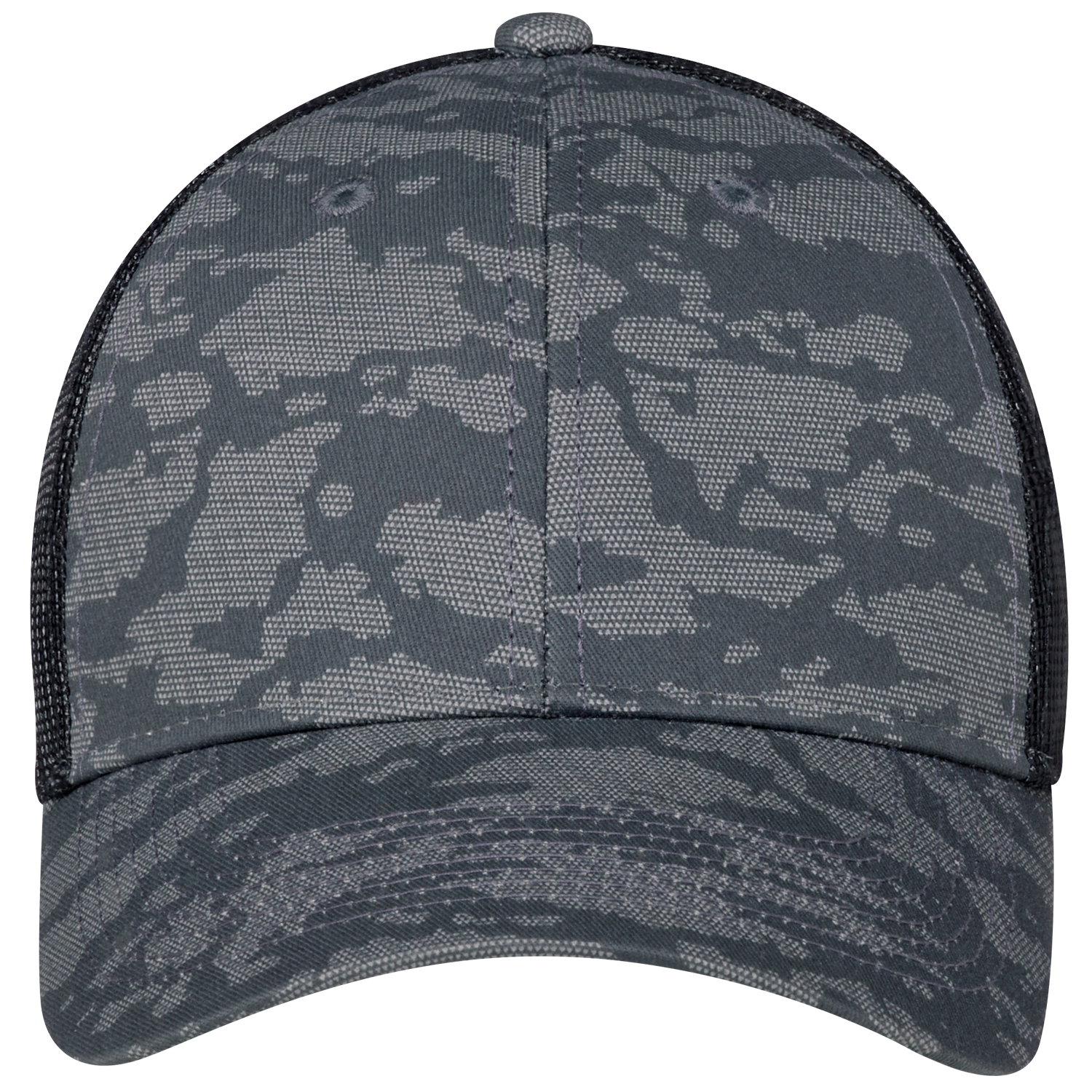 6 Panel Constructed Full-Fit (Urban Camo, Mesh Back) Cap — AJM 3H647M - Image 5