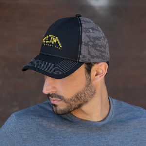 Alternative view of 6 Panel Constructed Full-Fit (Urban Camo) Cap — AJM 3K867M