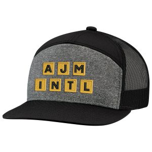 7 Panel Constructed Camper Style (Mesh Back) Cap — AJM 4G415M