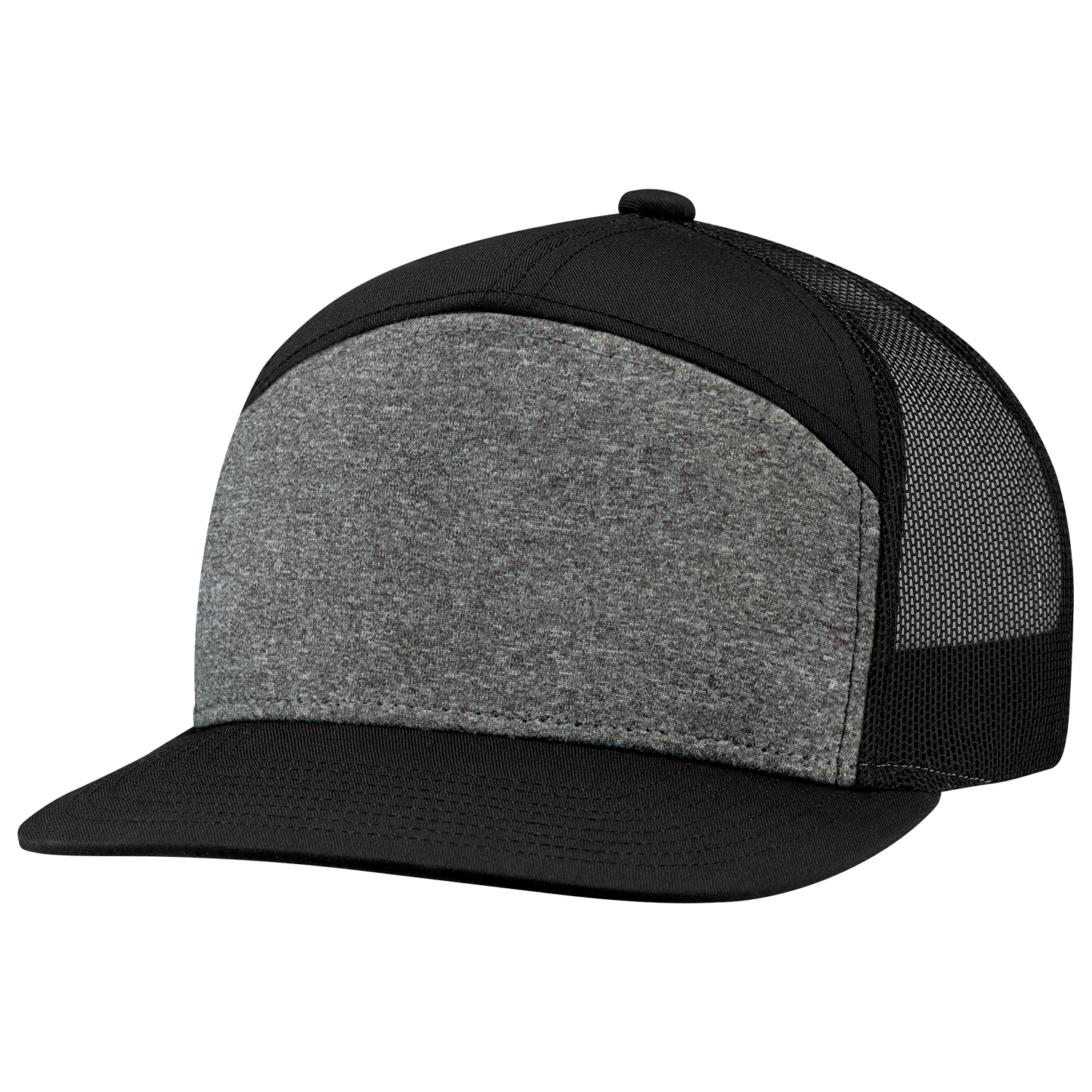 7 Panel Constructed Camper Style (Mesh Back) Cap — AJM 4G415M - Image 7