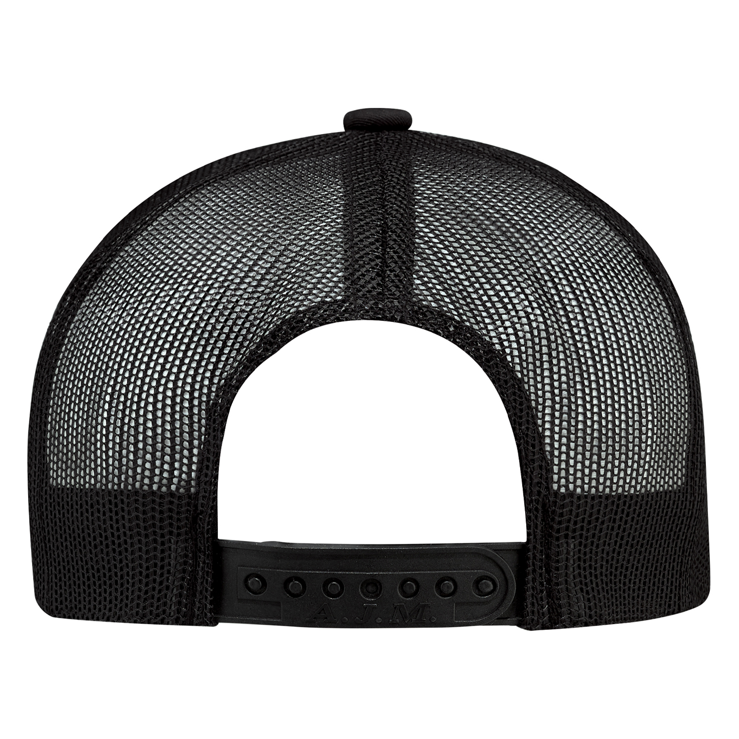 7 Panel Constructed Camper Style (Mesh Back) Cap — AJM 4G415M - Image 2