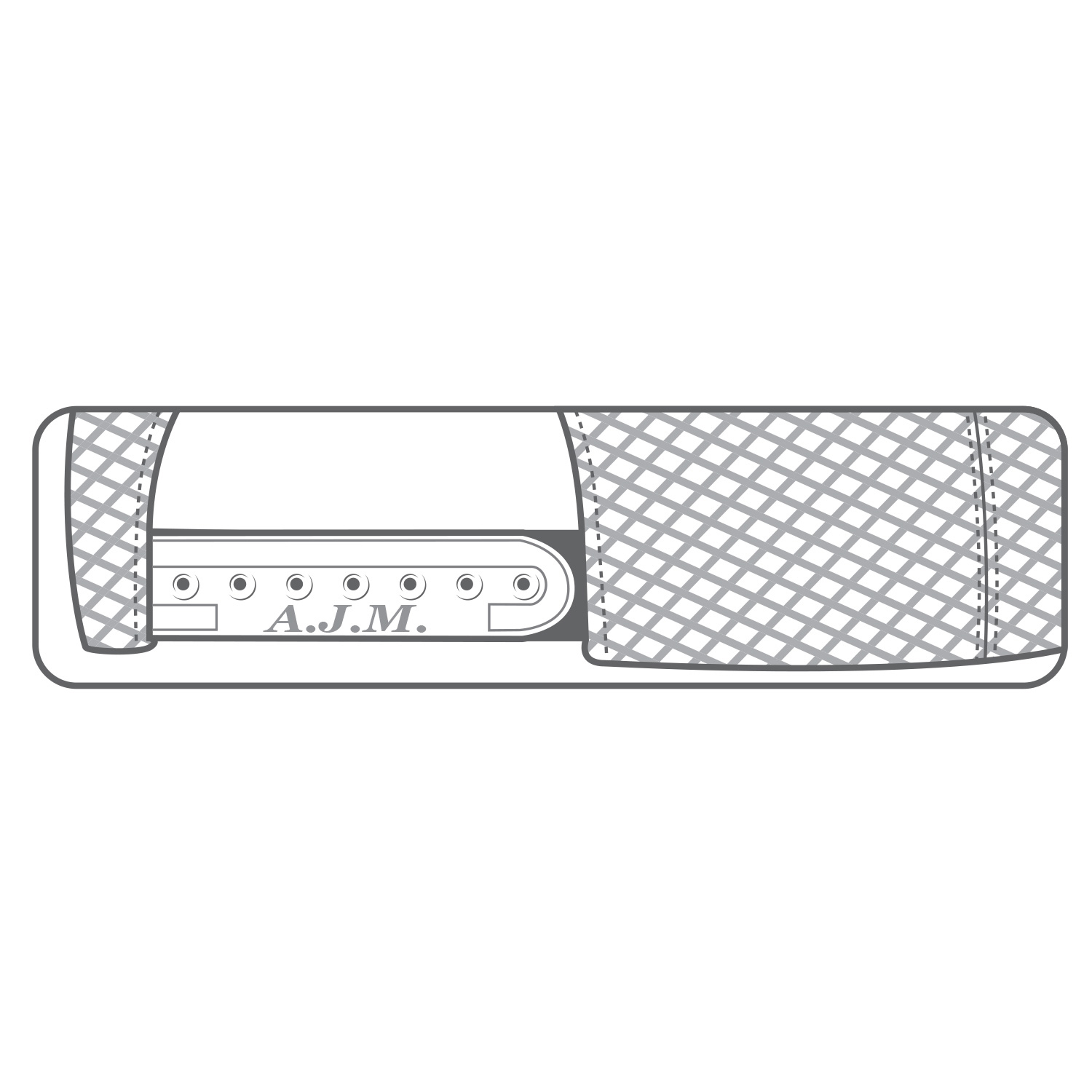 6 Panel Constructed Full-Fit (Mesh Back) Cap — AJM 4G645M - Image 5