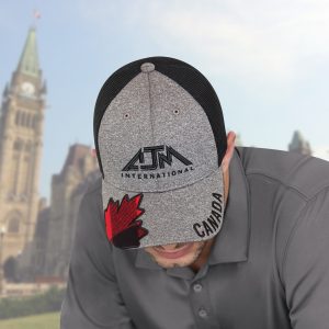 Alternative view of 6 Panel Constructed Full-Fit (Canada, Mesh Back) Cap — AJM 4H337M